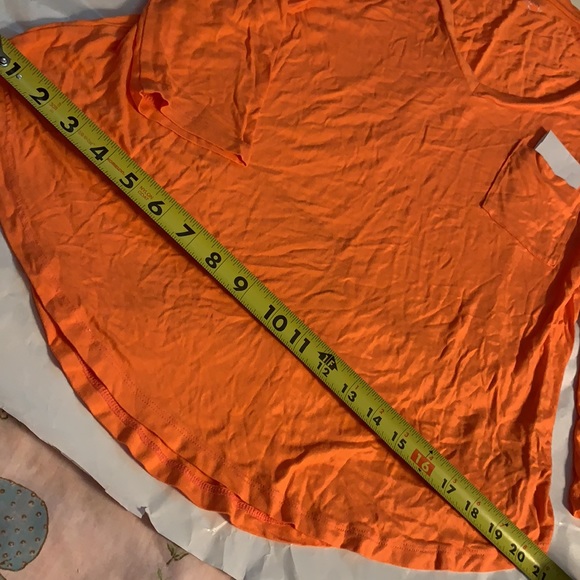 MERONA TANGERINE ORANGE ORANGE TOP NEW PETITE SMALL - Picture 5 of 8